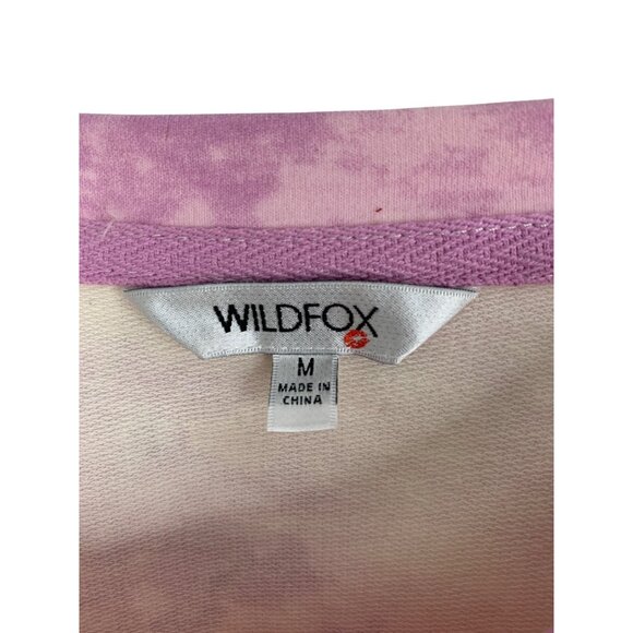New Wildfox Sleep Tie-Dye Stars Lounge Short Sweatshirt Set M Purple RD10181 $16 - Picture 3 of 9